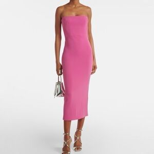 Alex Perry Vibrant Pink Strapless Dress size 6
Alex Perry Pink Strapless fitted